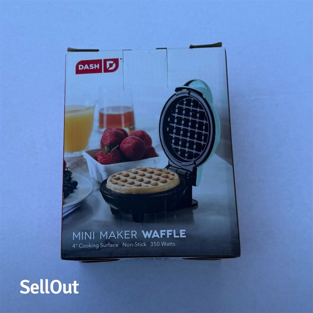 Ash Mini Maker Waffle Iron - Black